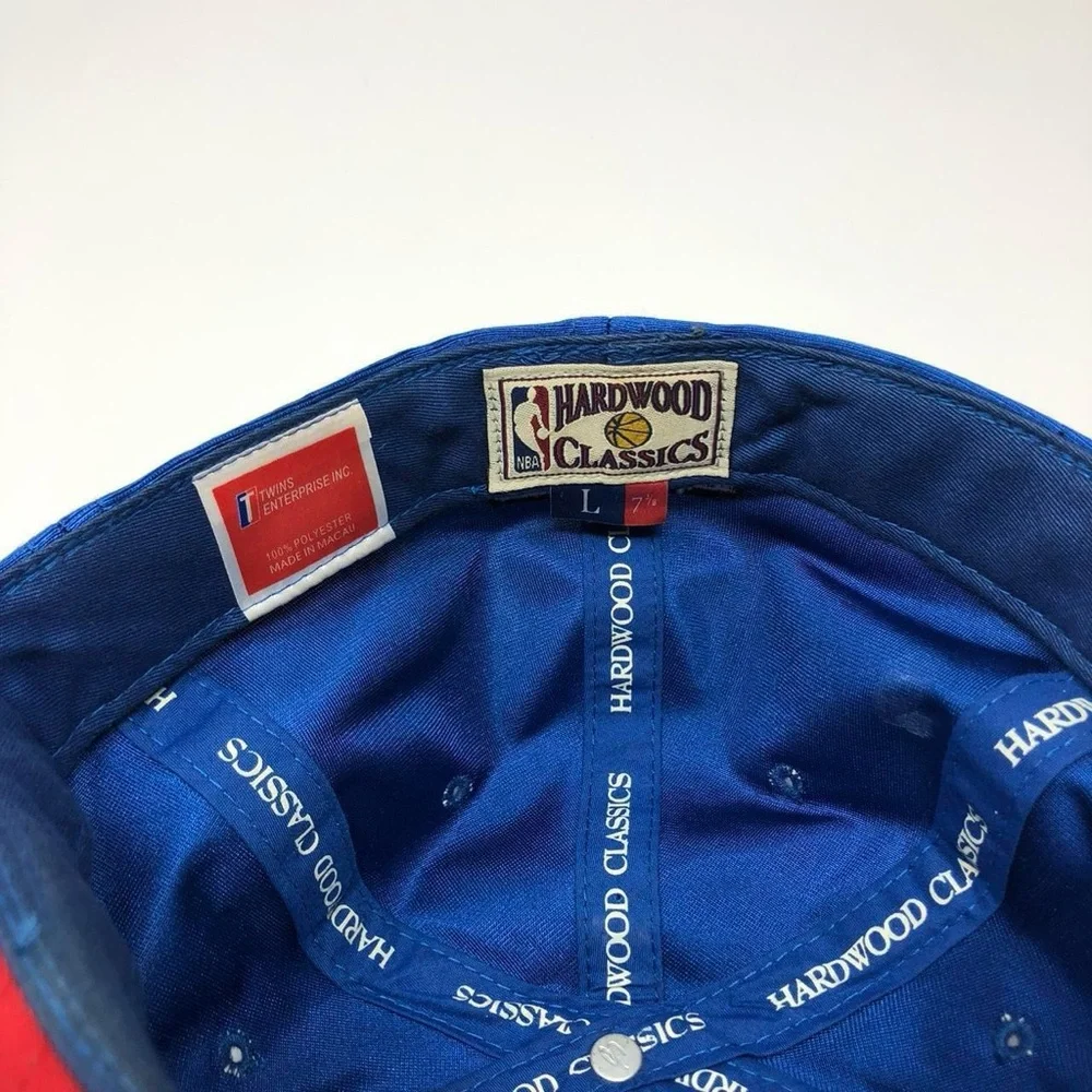 Twin Enterprises Hardwood Classics New Jersey Nets Stained Fitted Hat Size 7 3/8